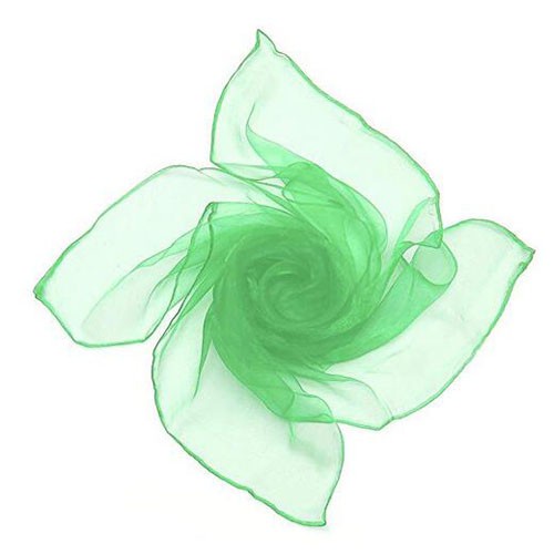 Khăn Choàng Cổ Hình Vuông Chất Liệu Chiffon Màu Trơn Thời Trang Cho Nữ Dự Tiệc Halloween