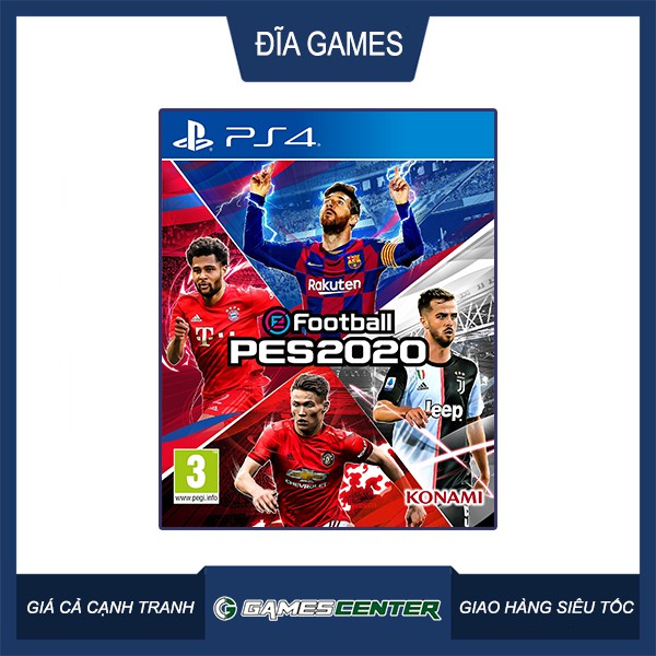 Đĩa game PS4 eFootball PES 2020