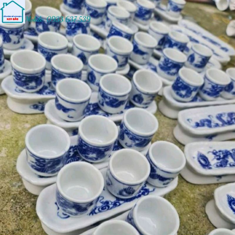 Chung cúng nước bàn thờ bộ 3, bộ 5