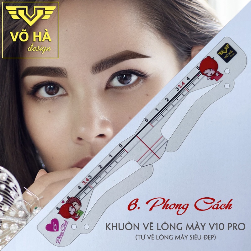 Khuôn Kẻ Lông Mày LOVE/ Tự Kẻ Lông Mày Siêu Nhanh