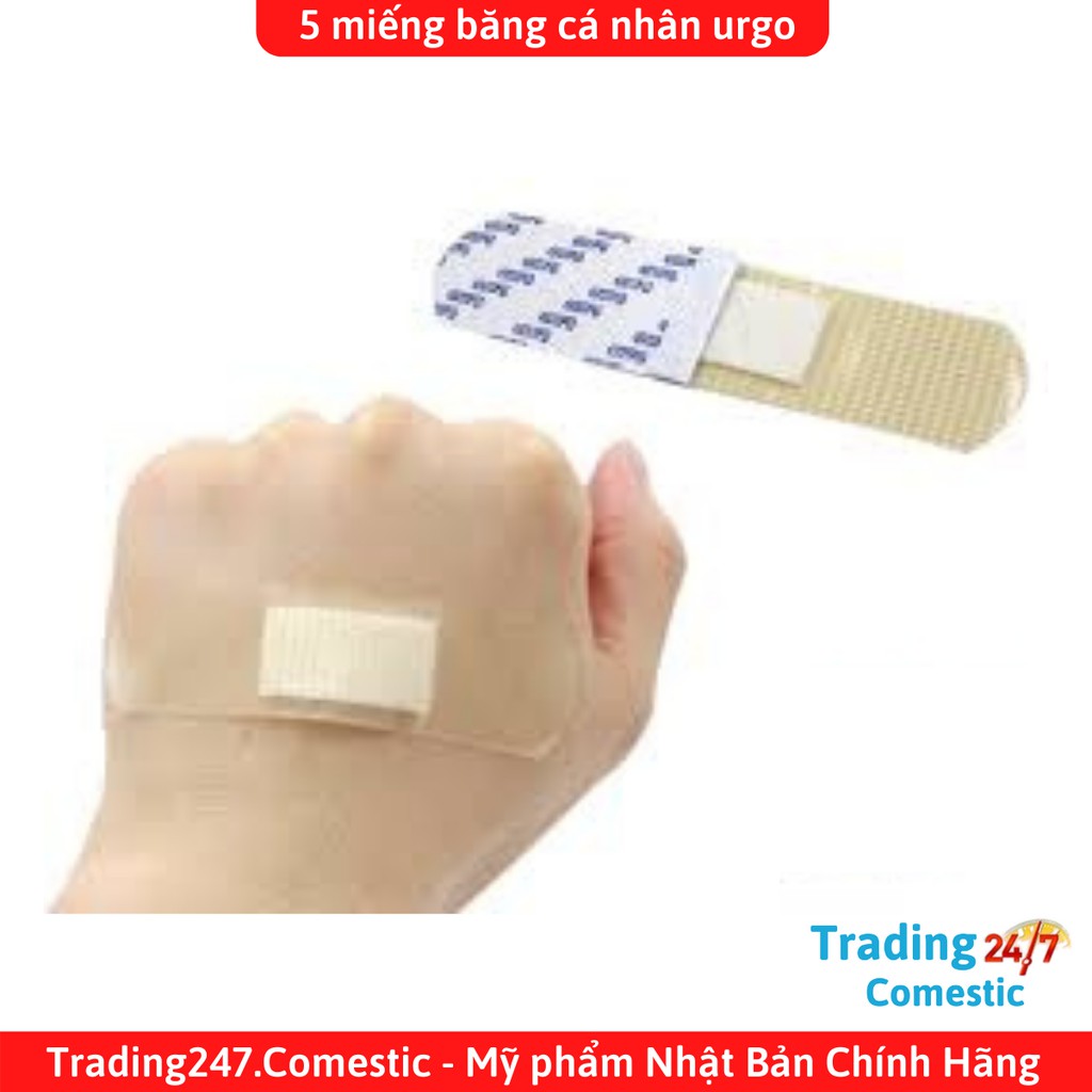 Băng cá nhân urgo 5 miếng hàng chuẩn Nhật - Kokubo