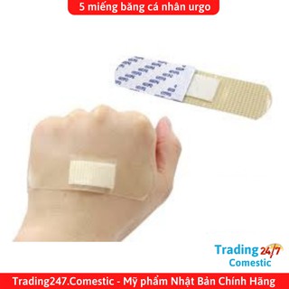 ( Nhật Bản ) Băng cá nhân urgo 5 miếng hàng chuẩn Nhật - Kokubo