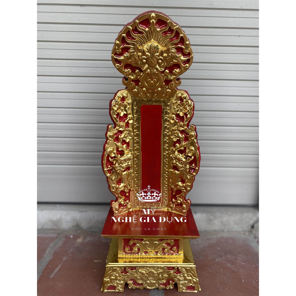Bài vị thờ gia tiên Long vị thờ Linh vị soiwn sơn thiếp vàng gỗ mít