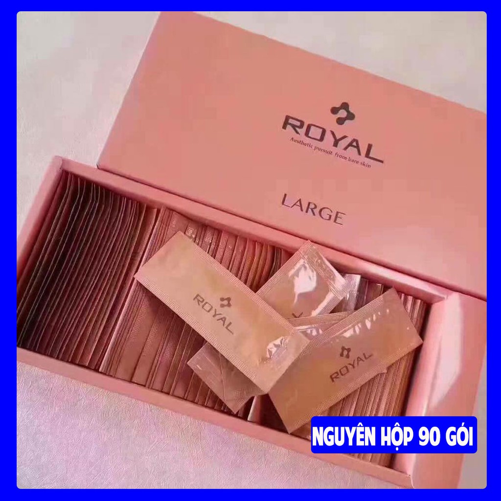 Một hộp 90 Gói Tinh chất Serum Nhau Thai Cuống Rốn Royal 👩 loại mới nhất 👩 free ship