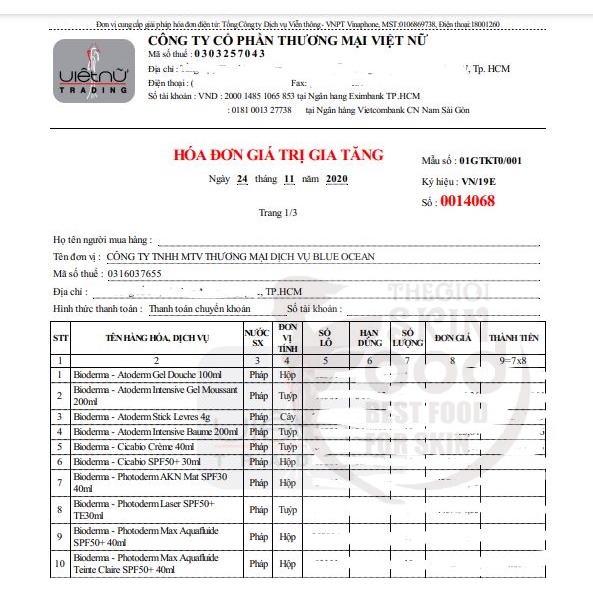 Gel Rửa Mặt Dành Cho Da Khô Bioderma Atoderm Intensive Gel Moussant 200ml