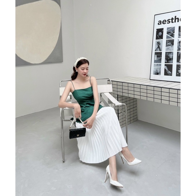 ÁO 2 DÂY XOÈ PEPLUM