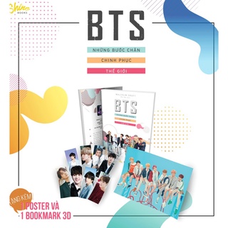 Kèm poster và bookmark BTS Những bước chân chinh phục thế giới