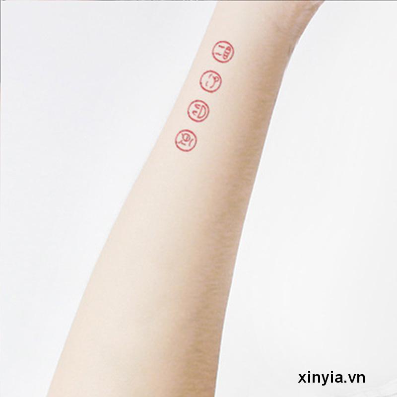 Hình Xăm Dán Kim Hyunya Phong Cách Hàn Quốc 2022 Chống Thấm Nước Hình Mặt Cười Dễ Thương