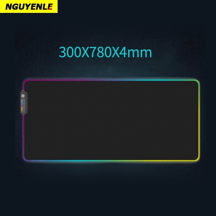 Miếng lót bàn phím chuột LED RGB - Mousepad Led RGB full size 80cm x 30cm