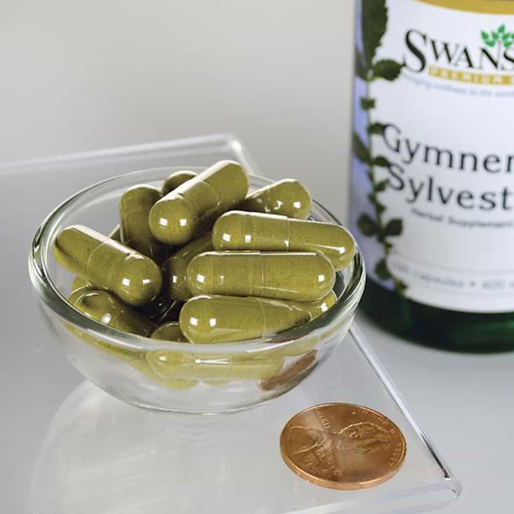 Viên uống hỗ trợ đường huyết cho bệnh nhân tiểu đường Swanson Gymnema Sylvestre Leaf 400mg 100 viên