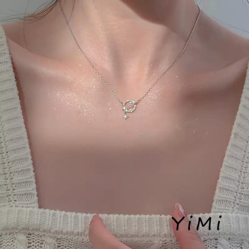 Vòng cổ mặt hình hành tinh phong cách Hàn Quốc dễ thương
