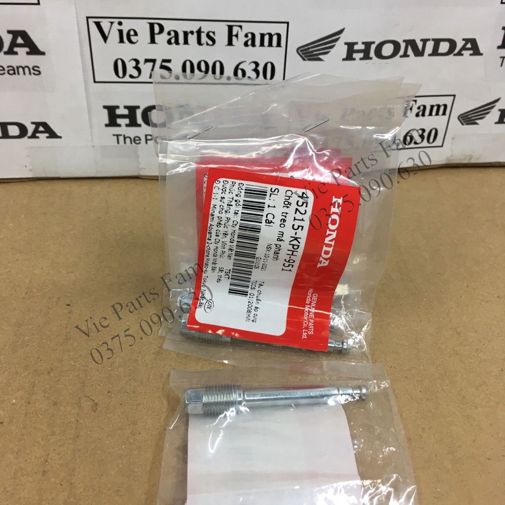 Cốt giữ bố phanh/ bố thắng đĩa trước xe Honda, hàng chính hãng honda mới 100%