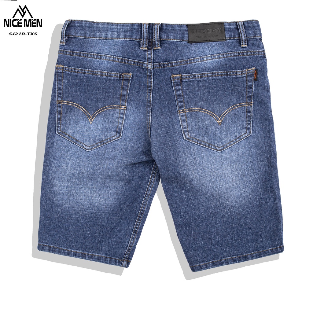 Quần Short Jean Nam Trơn 3 Màu Chất Bò - Quần Short Ngắn Nam Co Giãn Thời Trang Cao Cấp- Nicemen