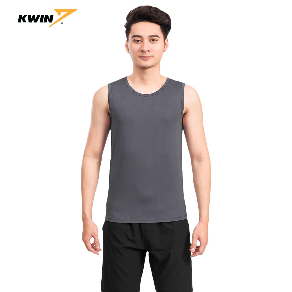 Áo tanktop nam Kwin phom dáng slimfit nam tính khỏe khoắn co giãn thoải mái KTT002S9