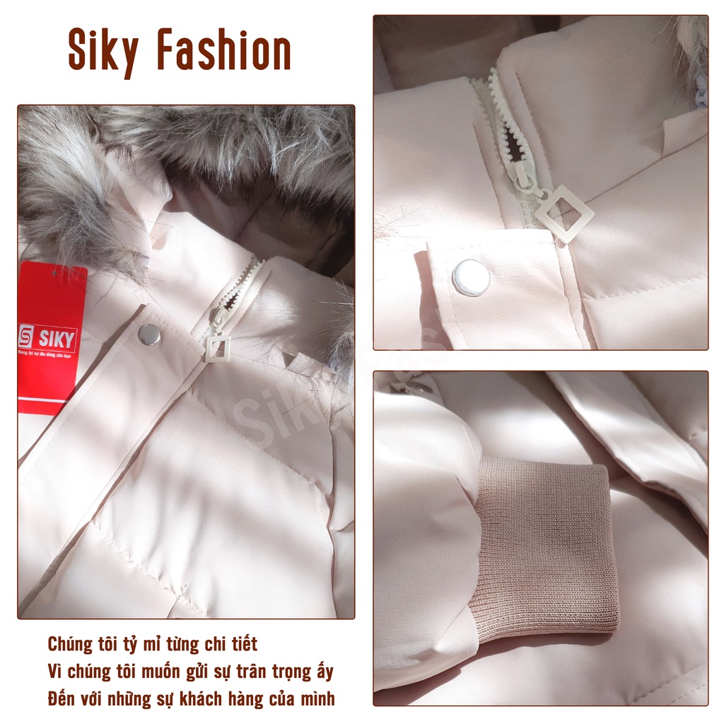Aó khoác phao nữ đại hàn dáng rộng đẹp phong cách - SLIKY HX11 | BigBuy360 - bigbuy360.vn
