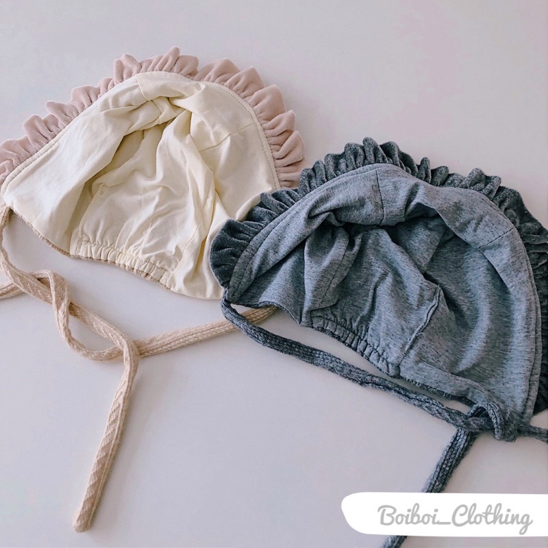 Mũ len tiểu thư đáng yêu thu đông cho bé