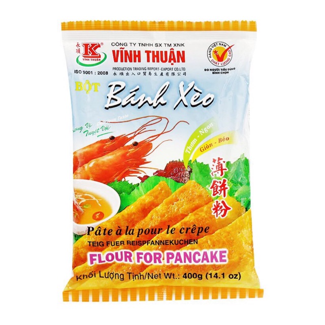 BỘT BÁNH XÈO VĨNH THUẬN 400g