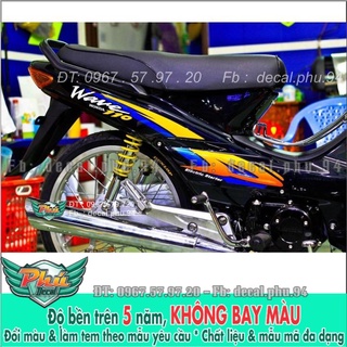 Tem rời Wave nhỏ đen vàng -1