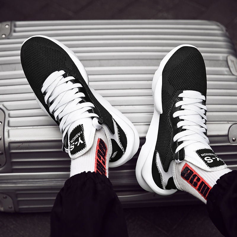 Giày Thể Thao Da Bò Màu Đen / Xám Phong Cách Samurai Thời Trang Cho Nam y3 y3