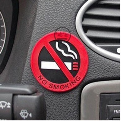 Logo No Smoking dán taplo xe hơi