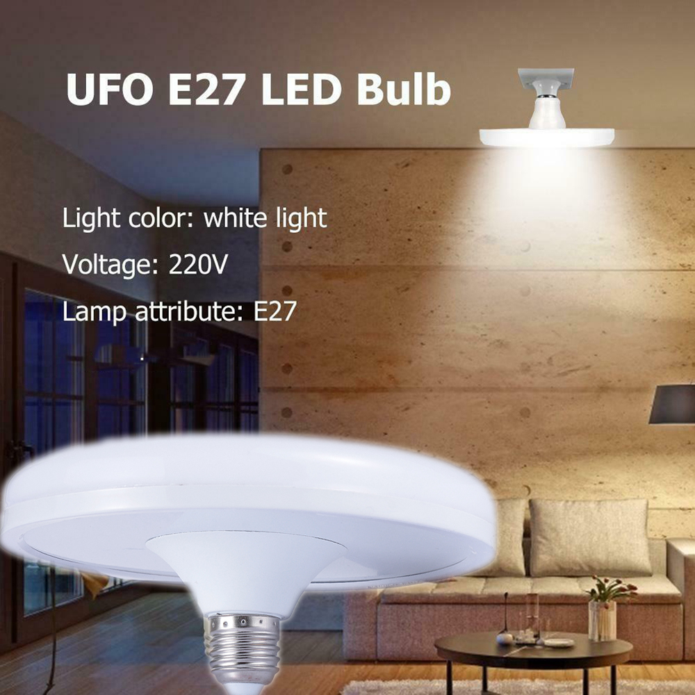 Đèn Led Siêu Sáng E27 Ufo Tiết Kiệm Năng Lượng 20w 40w 60w 80w Tiện Dụng