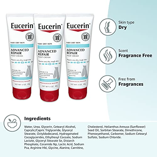 Giảm nứt gót chân Eucerin Advanced Repair Light Feel Foot Creme 85g