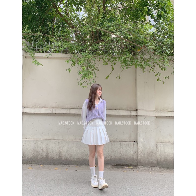 [Mã WASKT304 giảm 15% tối đa 30K đơn 99K] K] 🌿 CHÂN VÁY TENNIS TRẮNG 🌿 CHÂN VÁY XẾP LY | BigBuy360 - bigbuy360.vn