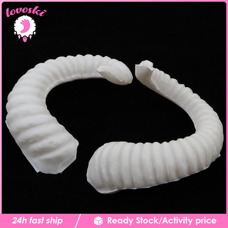 Băng Đô Sừng Cừu Nhân Tạo 3 Inch Hóa Trang Halloween