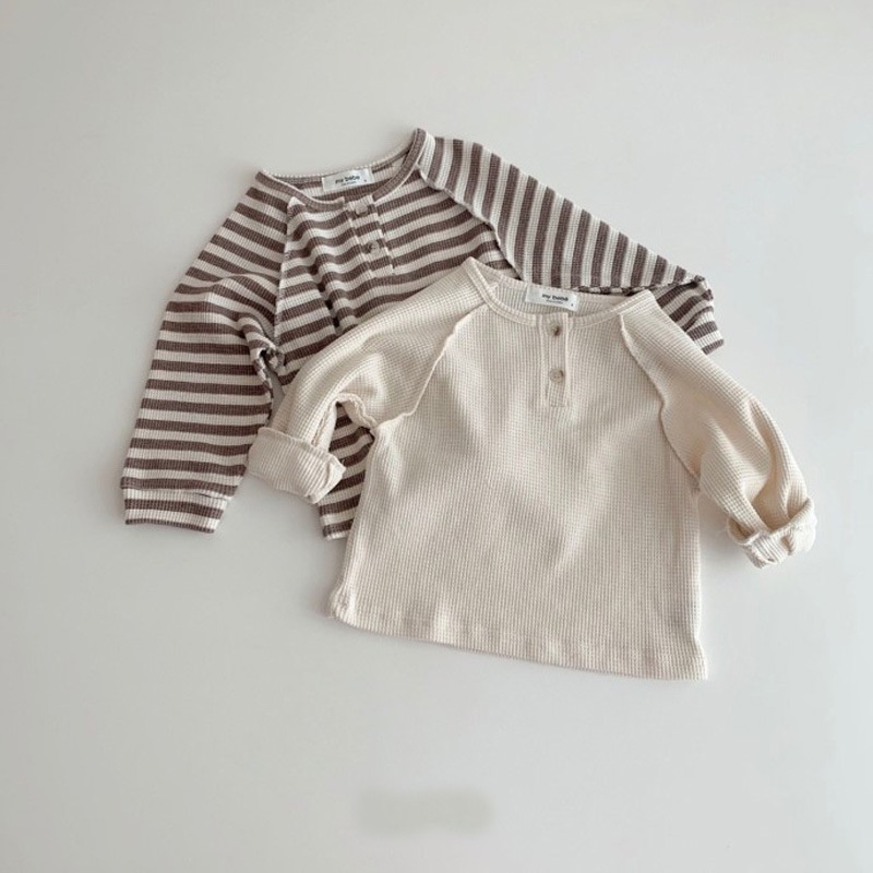 Áo thun dáng rộng phong cách Hàn Quốc thời trang xuân thu cho bé OS5X