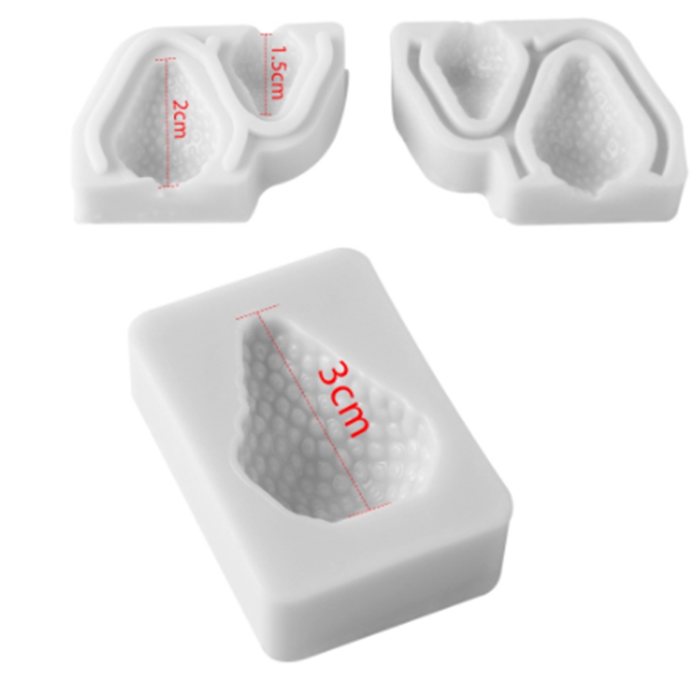 Khuôn Silicon Tạo Hình Trái Cây 3d Độc Đáo Làm Bánh Trang Trí Silicone