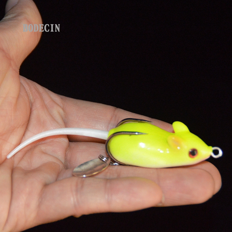 Mồi câu cá giả hình chú chuột 3D 5.5cm 10g