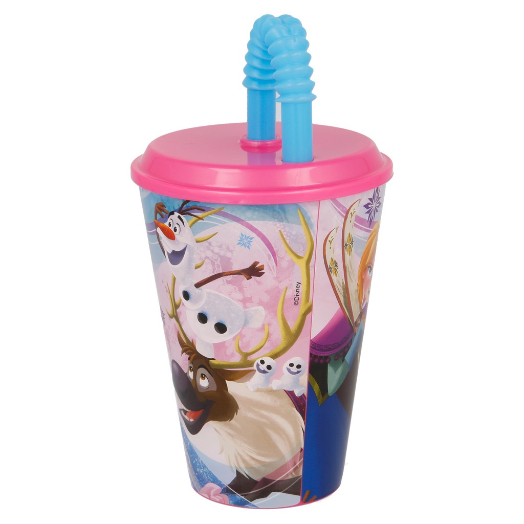 Bình Nước SieuKid Easy Sport Tumbler Frozen Iridescent Aqua 430ml Chính Hãng