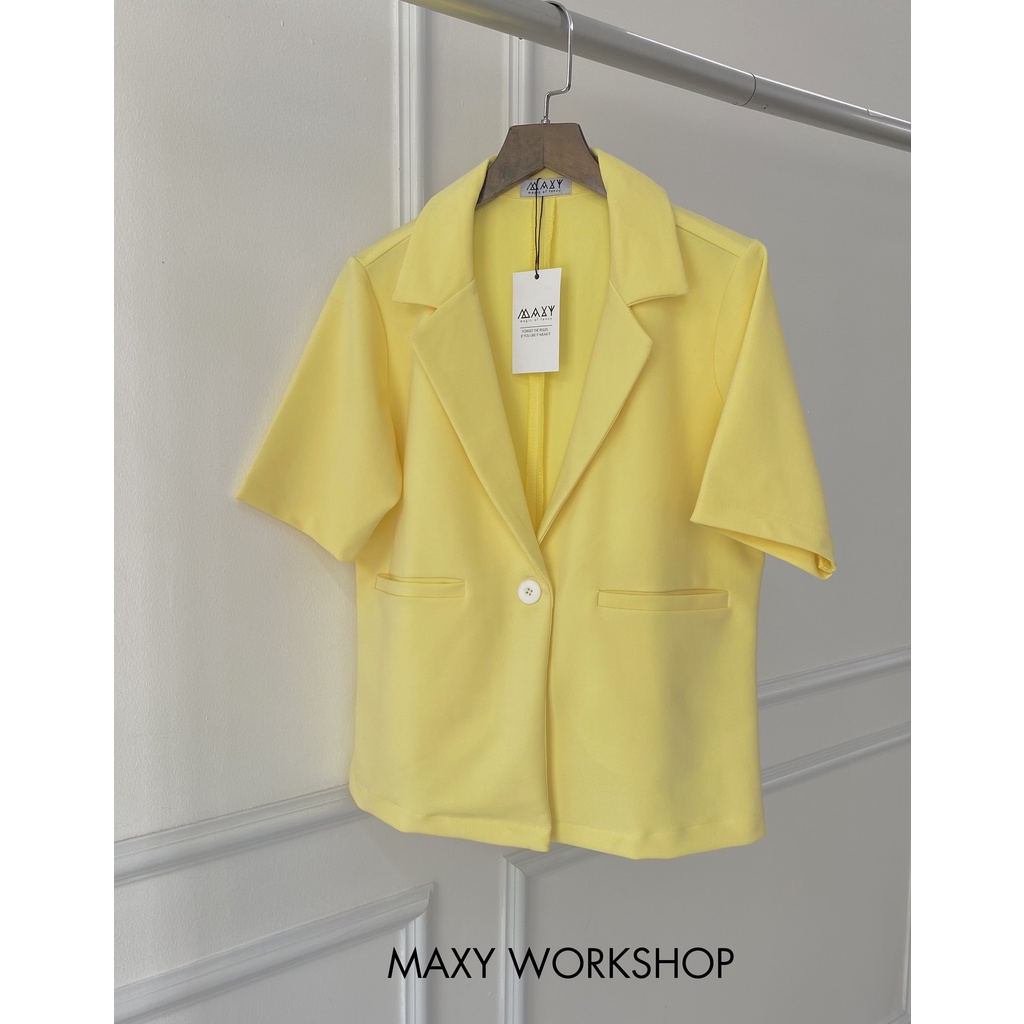 Áo khoác nữ ngắn Trendy Short Blazer Maxy Workshop