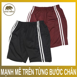 Combo 2 quần đùi nam đẹp co giãn siêu bền GN563 Gấu Nâu
