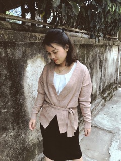 Áo khoác len cardigan nữ mango