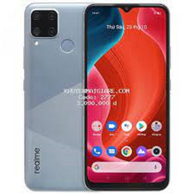 Điện thoại Realme C15 2sim ram 4G rom 64G Chính Hãng, Màn hình: IPS LCD6.5"HD+, Màn hình: IPS LCD6.5"HD+, Pin 6000mah
