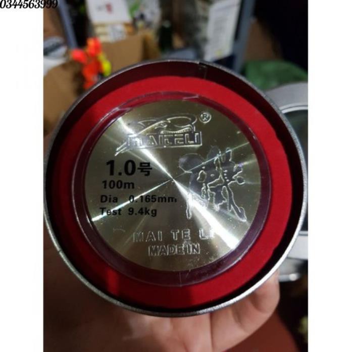 Cước câu cá - hộp sắt 100m buộc link,buộc thẻo