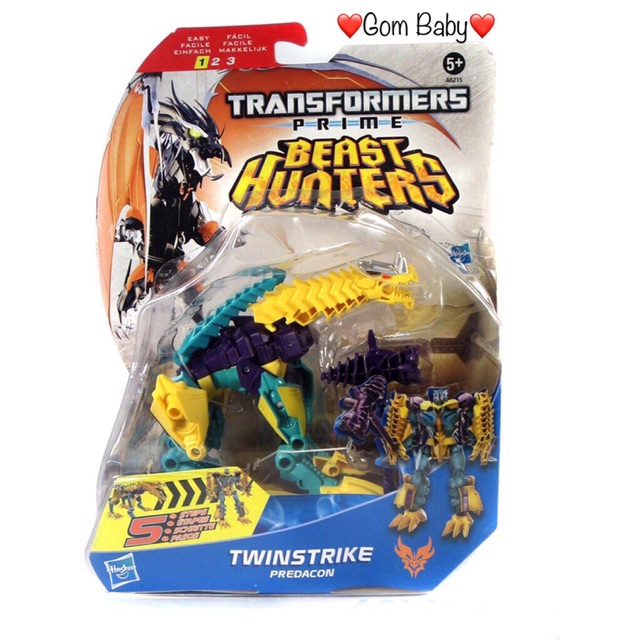 Robot Biến Hình Transformer Twinstrike Predacon