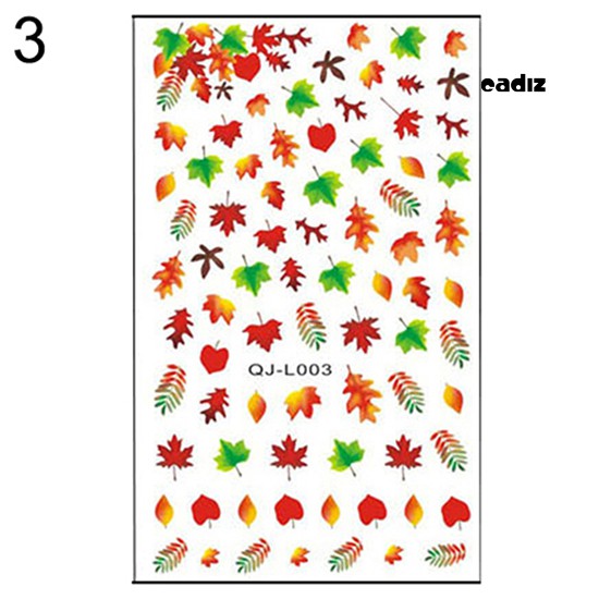 [Hàng mới về] Tờ sticker dán trang trí móng tay họa tiết thời trang tùy chọn