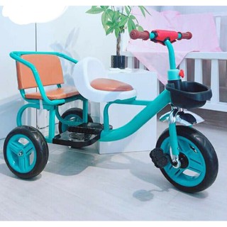 Xe đạp xích lô 2 ghế cho bé
