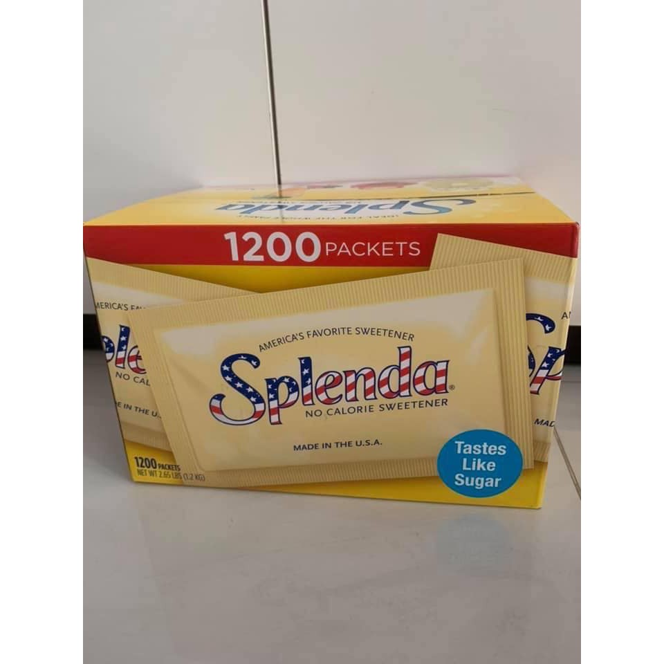 Đường ăn kiêng Splenda chính hãng (100 gói)