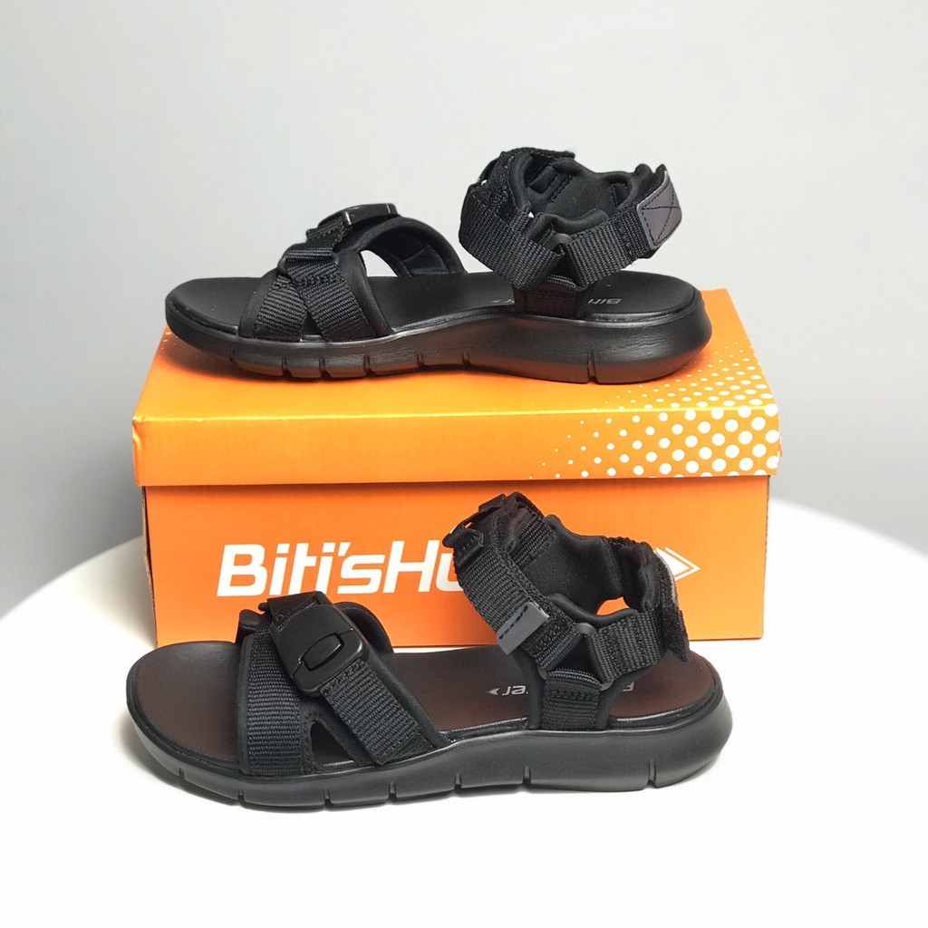 Sandal nam nữ ❤️FREESHIP❤️ Dép quai hậu học sinh cao cấp phản quang đế siêu nhẹ  DEWH - DEMH 00100 DEN