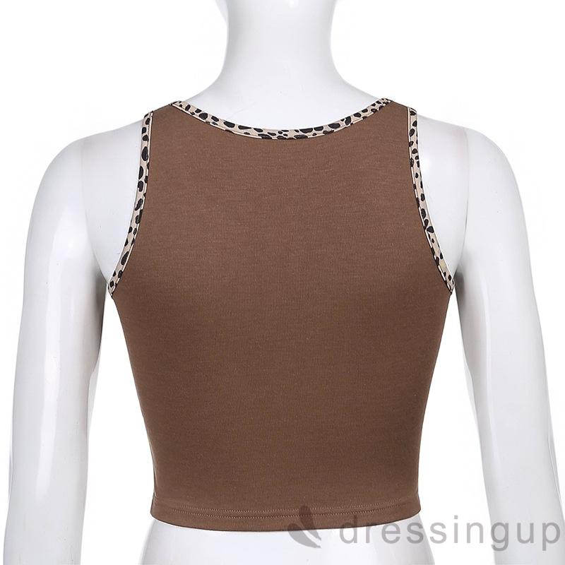 Áo Crop Top Sát Nách Cổ Chữ U Họa Tiết Trái Tim/Nấm Cá Tính Thời Trang Cho Nữ