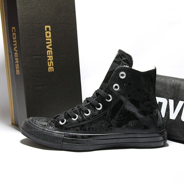 Giày Converse rubber cao cổ đen CCRD01