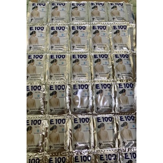 Sữa tắm trắng da E100 tinh chất sữa dê combo 10 dây (120 gói )