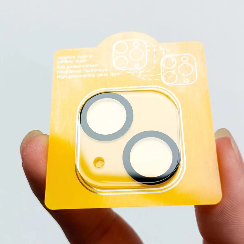 Kính cường lực bảo vệ camera sau điện thoại trong suốt 3D cho iPhone 15 14 13 12 11 Pro Max