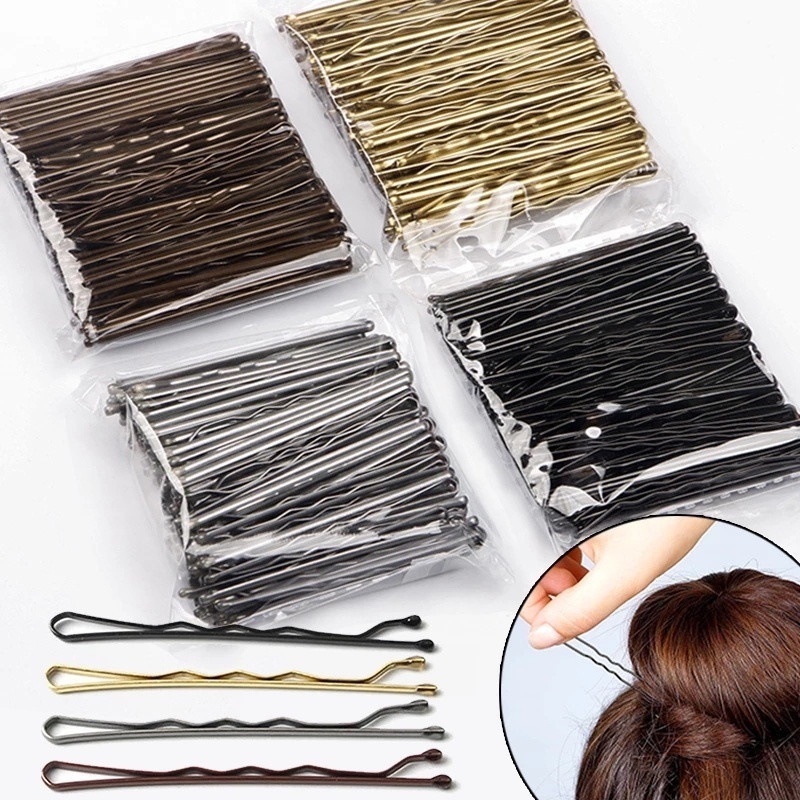 Set 50 Kẹp Tóc 5cm Tạo Kiểu Thời Trang Cho Nữ