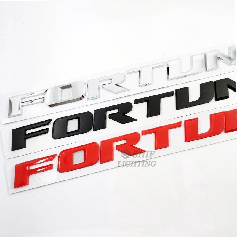 1 Miếng Dán Chữ Cho Xe Toyota Fortuner