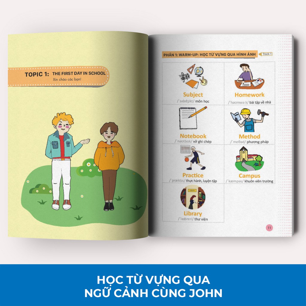 Sách - Easy vocabulary for daily life Ai bảo từ vựng là khó nhớ - Tác giả Nguyễn Nhiên