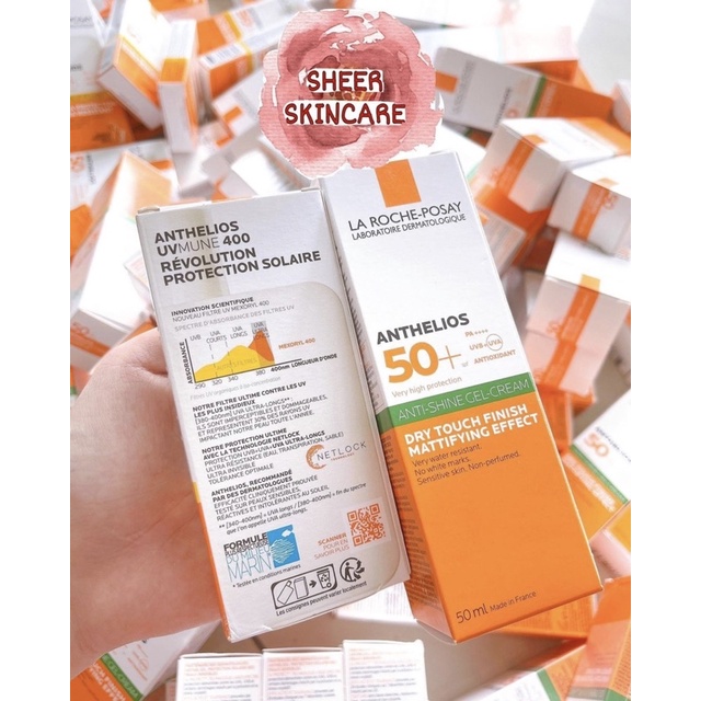 Kem chống nắng La Roche-Posay Fluide Invisible và Anti Shine